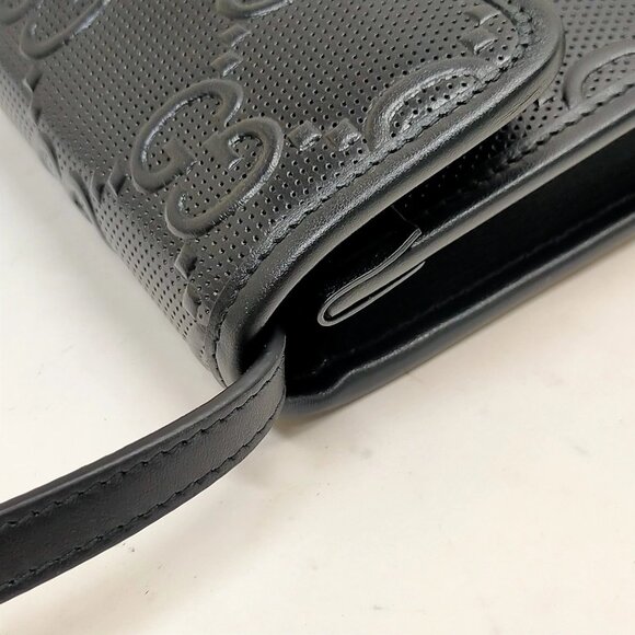 Gucci Shoulder Bag Black Leather mon-459-091025 - Picture 6 of 16